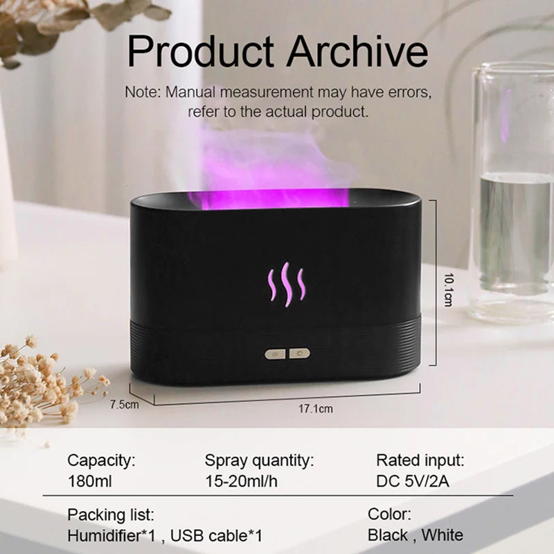 Air Humidifier Ultrasonic Flame Maker